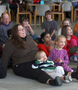 Happy audience